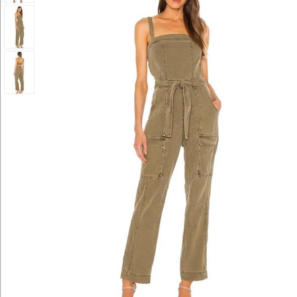Free people army green jumper